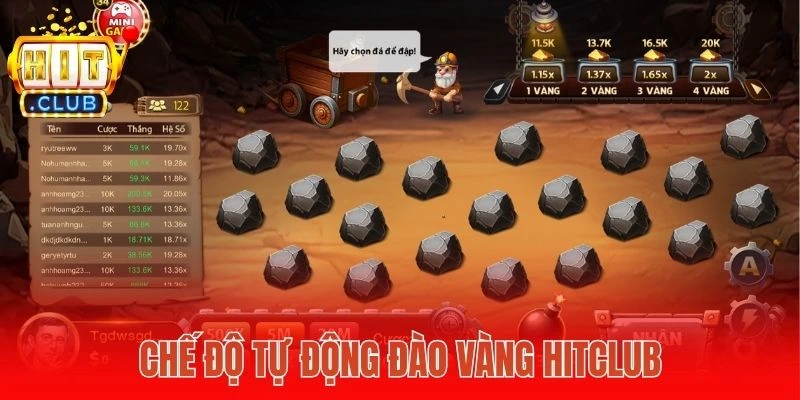 Chế độ tự động Đào Vàng Hitclub