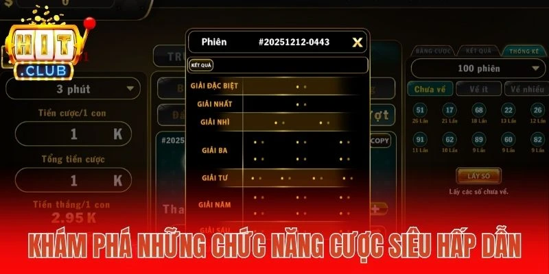 Khám phá những chức năng cược siêu hấp dẫn