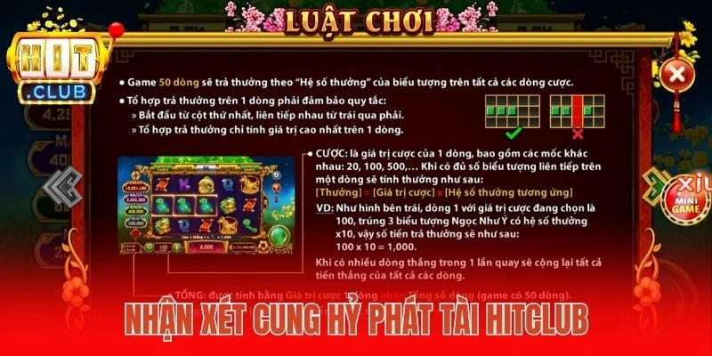 Nhận xét Cung Hỷ Phát Tài Hitclub